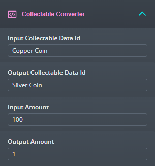 Collectable Converter Properties